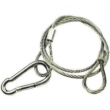 Cable de Seguridad de Acero KARMA 5MM con Carga Máxima de 50 KG