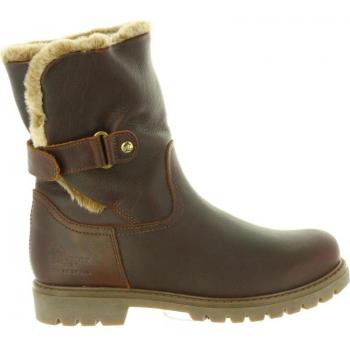 BOTA DE MEDIA CAÑA PIEL MUJER PANAMA JACK FELIA B42 MARRON