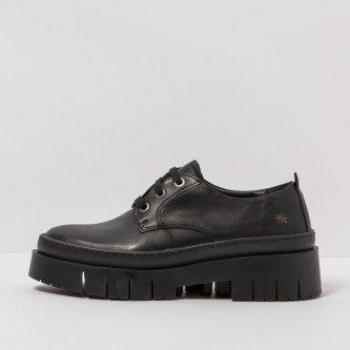 Zapatos de piel Art 1952 negro para mujer - altura tacón: 5 cm - color Black