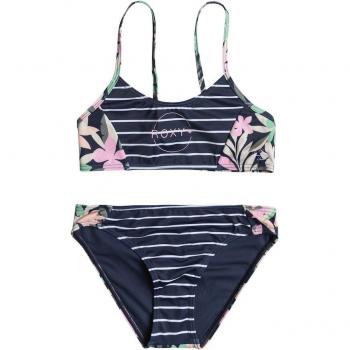 Bikini Bralette Infantil Roxy Ilacabo Active - Diseño Naval Academy, Talla 12 Años