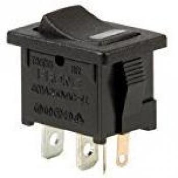 Interruptor de potencia basculante con LED rojo