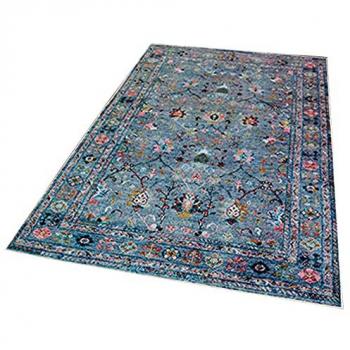 Alfombra de Poliéster Estampada Multicolor 140 x 220 cm - Diseño Único