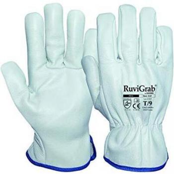Ruvigrab 0061 Guante piel flor vacuno cuero conductor certificado para el fuego 100º