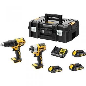 KIT XR DCD778 DCF787 3 baterias LiIon 1.5Ah maletin TSTAK II - DEWALT - Ref: DCK2060S3T-QW