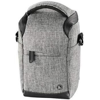 Funda para Cámara Hama Trinidad 90 Gris con Correa y Compartimentos Accesorios