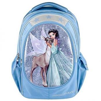 Depesche 10695 Fantasy Model Iceprincess - Mochila escolar, aprox. 23 x 34 x 44 cm, color azul