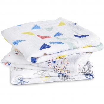 Aden + Anais Leader of the Pack - Pack de 3 muselinas, unisex