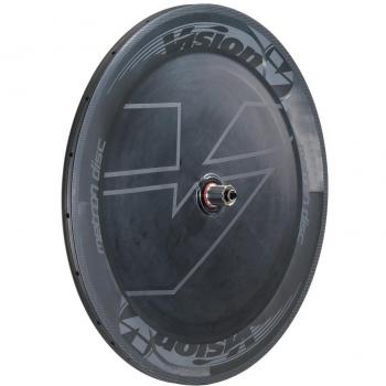 Vision 710-0161BKG Metron Disc - Rueda Trasera Unisex, Color Negro y Gris, Talla única