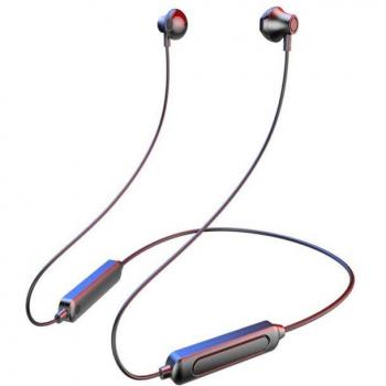 Auriculares magnéticos inalámbricos Bluetooth 5.0 estéreo con banda para el cuello y micrófono, manos libres, deportivos para todos los teléfonos