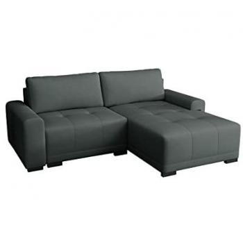 Sofá rinconero Columbus 183 con función de descanso y caja de ropa de cama, 237 x 75 x 180 cm