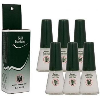 6 Bottles German Chemical Nail Hardener Strengthening Treatment 0.47 oz