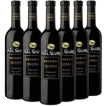 Pata Negra Reserva - Vino Tinto D.O Valdepeñas - 1 Botella x 750 ml