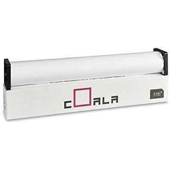 4 bobinas de papel blanco 80 g/m2 en laize 610 mm y 50 metros de longitud para impresión de inyección de tinta acuosa