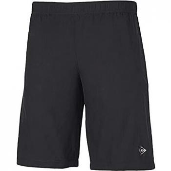 Dunlop 71400 Pantalón Corto, Boys, Negro, 128