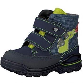 RICOSTA Pepino Boy Boots BIXI, Children's Winter Boots, Kids Outdoor Children's Shoes,Lambskin Boots,Lined,Waterproof,Nautic/Nebel,25 EU / 7.5 UK