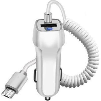Cargador de coche rápido con cable USB tipo C y Micro USB para Samsung S10 y Xiaomi