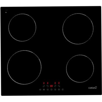 Cata IBG 6304 Placa de Inducción, 4 Zonas de Cocción, Color Negro