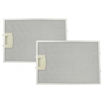 Filtro Metálico de Grasa 2x Compatible con Bosch DKE996A/06 - Vhbw