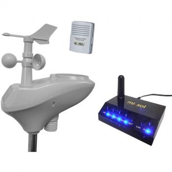 MISOL / IP Observer Solar Powered Wireless Internet Remote Monitoring Weather Station