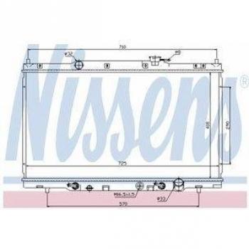 Nissens 68106 Refrigerantes del Motor