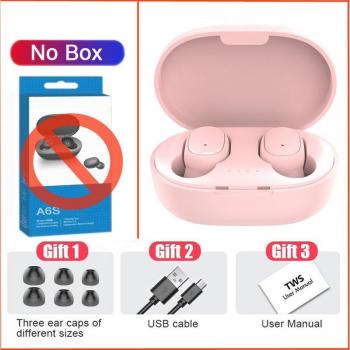 Auriculares TWS A6S Inalámbricos Bluetooth Estéreo con Cancelación de Ruido y Micrófono para Redmi, Xiaomi, iPhone y Samsung