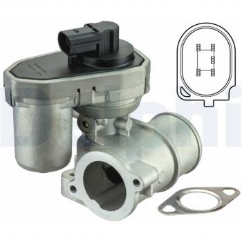 Válvula EGR DELPHI EG10410-12B1 con juntas, tipo de producto: válvula EGR, características: diseño específico para optimizar la recirculación de gases de escape, incluye juntas para instalación, fabric