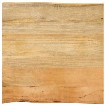 Live Edge Mango Wood Table Top 40x40 cm