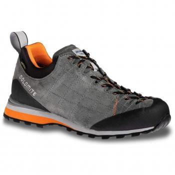 Zapatillas Dolomite Diagonal GORE-TEX para Hombre, variedad de talla y color, gris naranja, talla 42(1/2)
