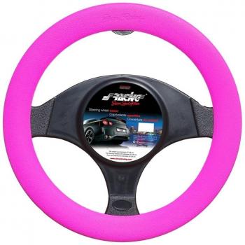 Simoni Racing CVT/33P universal de silicona suave funda de volante, color rosa