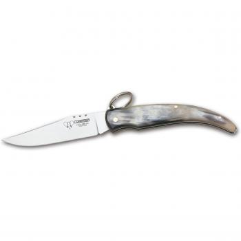 Navaja clásica Cudeman 306-A con Mango de Asta de Toro y Hoja de 8 cm. Unidad en Liquidación