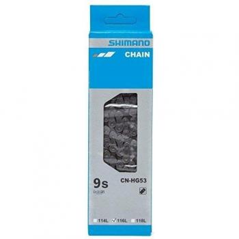 SHIMANO Deore CN-HG53 - Cadena - 9-fach Gris Modelo 116 eslabones 2016
