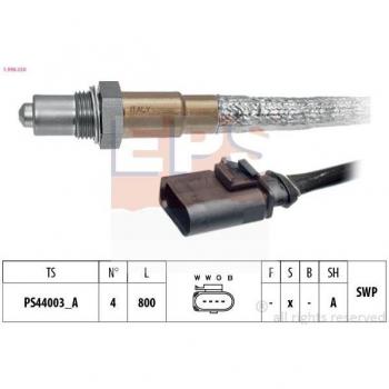 Sonda lambda EPS 1.998.250 - Sensor de oxígeno, compatible con múltiples vehículos, alta precisión en la medición de gases de escape, fácil instalación, fabricación con materiales de calidad para mayor durabilidad y rendimiento óptimo