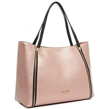 GUESS Alanis Tote Rose Metal