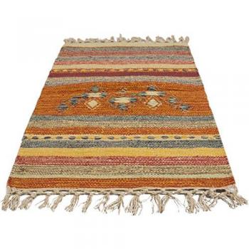 Kilim Indio Auténtico Original 60x45 cm Ideal para Decoración