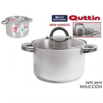 Olla de Acero para Inducción 22cm con Tapa, Colección New Caesar