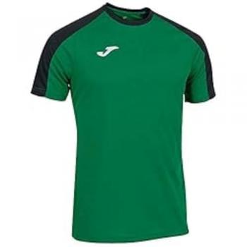 Joma Camiseta Manga Corta Eco Championship Hombre Verde/Negro Recycled 4XS