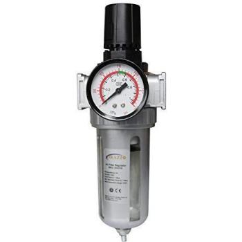 ORAZIO 3/8 Regulador de Filtro de Aire Compresor de Aire Humedad Trampa de Agua con Conexión de Montaje