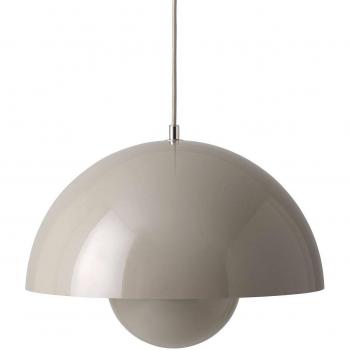 Lámpara Colgante FlowerPot VP7 Ø37 cm, Gris-Beige - &Tradition
