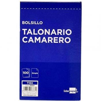 Liderpapel T150 23337 - Talonario 10 talonarios total 1000 hojas