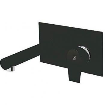 Galindo Aroha 4605616 Grifo Mural Lavabo Mono Mando Negro