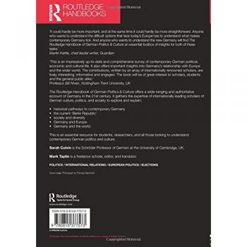 Routledge Handbook of German Politics and Culture: Comprehensive Guide to Contemporary Issues and Cultural Insights