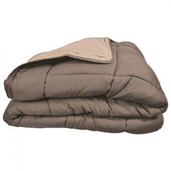 Edredón Microfibra Calgary 400g/m² Taupe y Lino 200x200cm