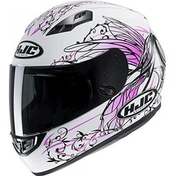 HJC CS-15 Cascos, Hombre, NAVIYA White/Pink, S