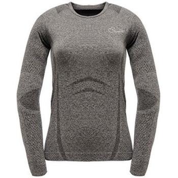 Dare 2b Zonal III Camiseta de Manga Larga de la Mujer, Mujer, Color Gris Oscuro, tamaño XL/XXL