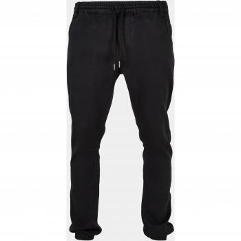 Pantalones de deporte de mezclilla tricotados Urban Classics para hombre - Negro - Tallas M a 5XL