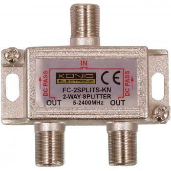König FC-2SPLT-ST-KN - Splitter/Combinador de Cables
