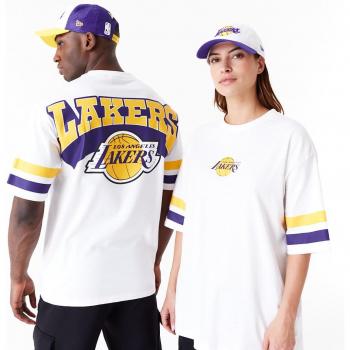 Camiseta New Era NBA LA Lakers Oversized Blanco