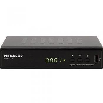 Megasat HD 640 T2 Satélite Alta Definición Total Negro tV set-top boxes - Reproductor/sintonizador