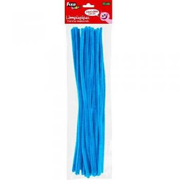 Fixo Kids Varitas 30Cm/6mm 50 Unid, Azul Cielo