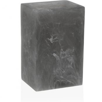 Portacepillos de Dientes Versa Negro Resina 6 x 11 x 7,2 cm